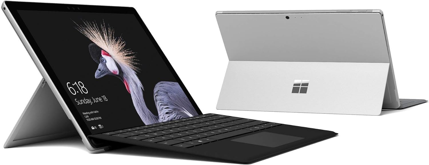 Microsoft Surface Pro 5 12.3" – Core i5 7th Gen, 8GB RAM, 256GB SSD, with Keyboard