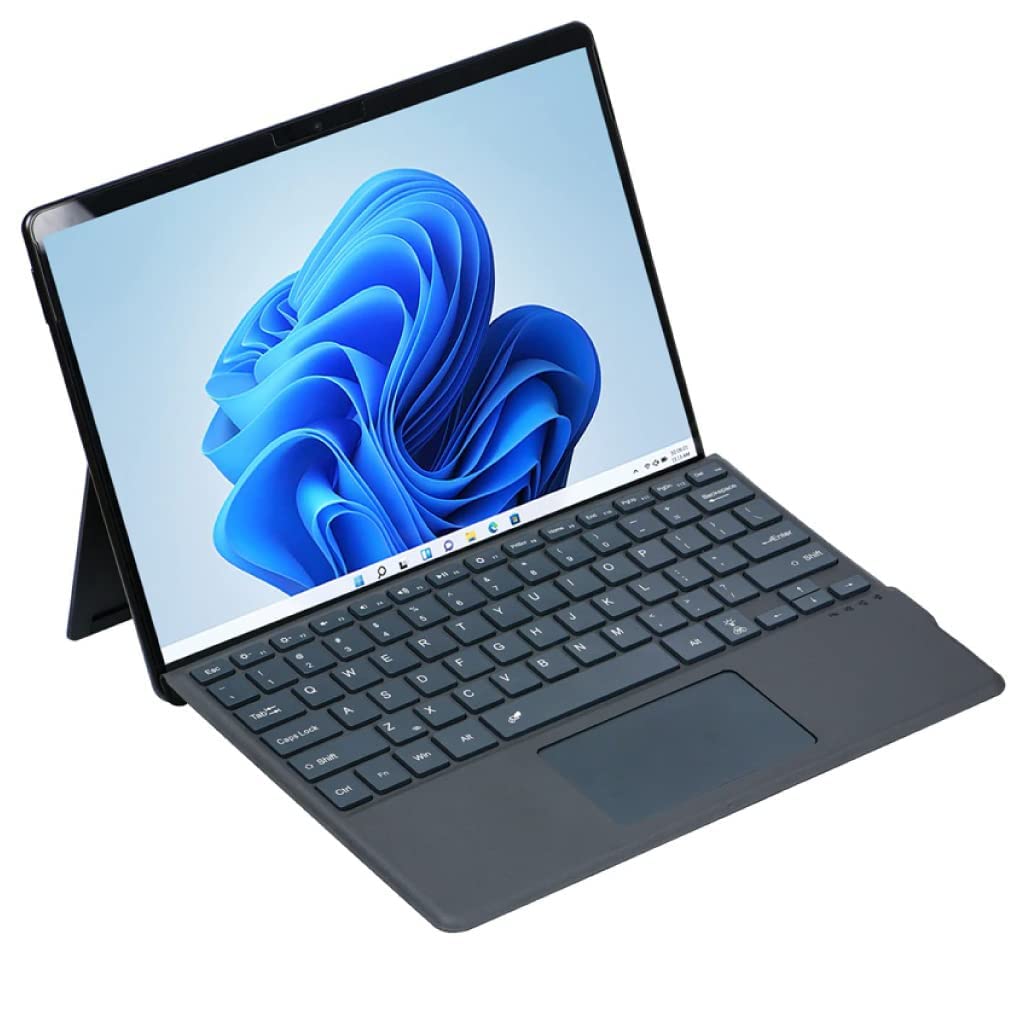 Surface Wireless Magnetic Keyboard Designed Surface Pro 11 2024, Pro 9 (2022) / Pro 8 (2021) / Pro X (2019) 13” with Backlight | Smart Touchpad | Bluetooth 5.0