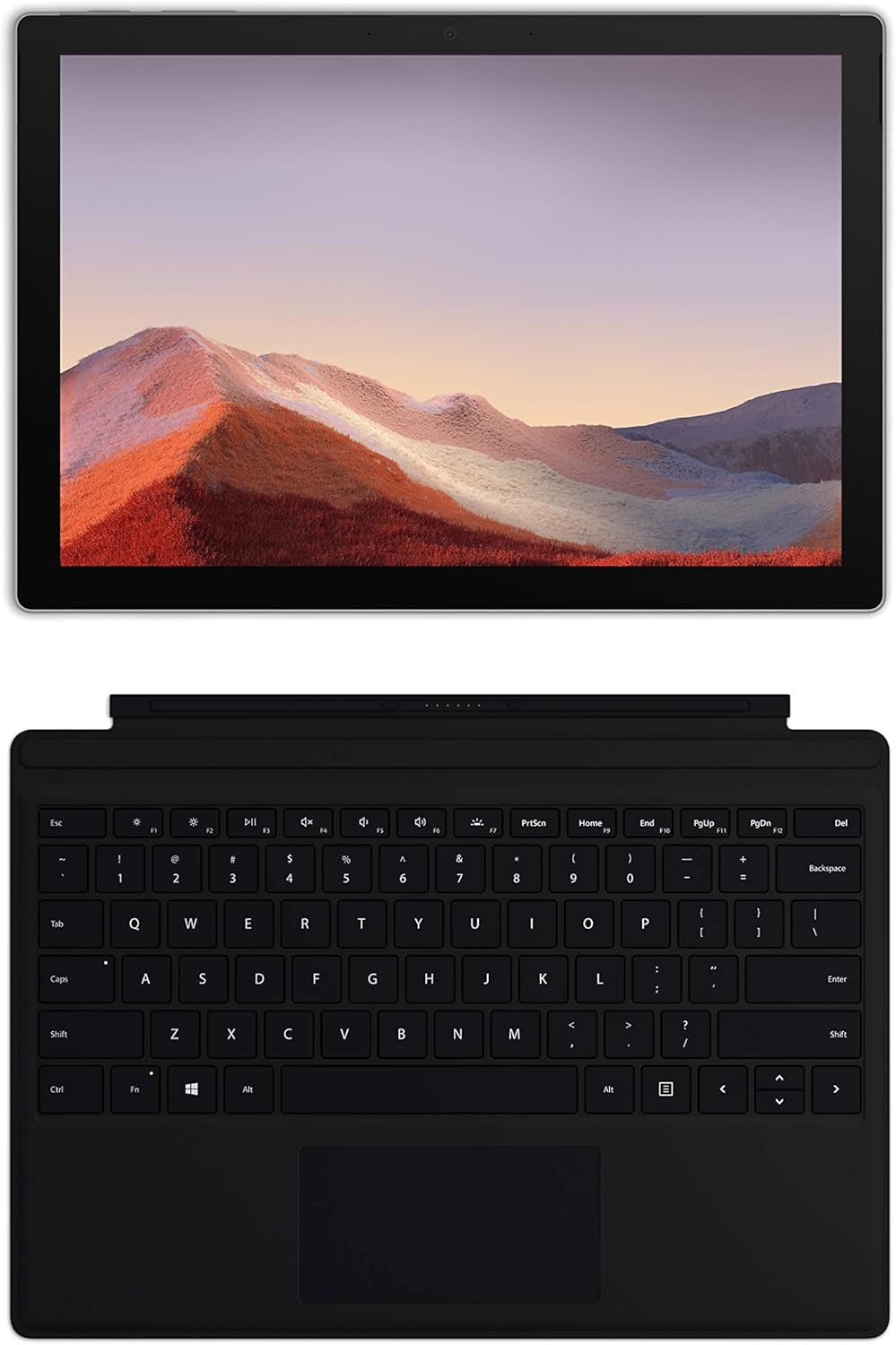 Microsoft Surface Pro 7 12.3" – Core i5 10th Gen, 8GB RAM, 256GB SSD, Platinum Type Cover