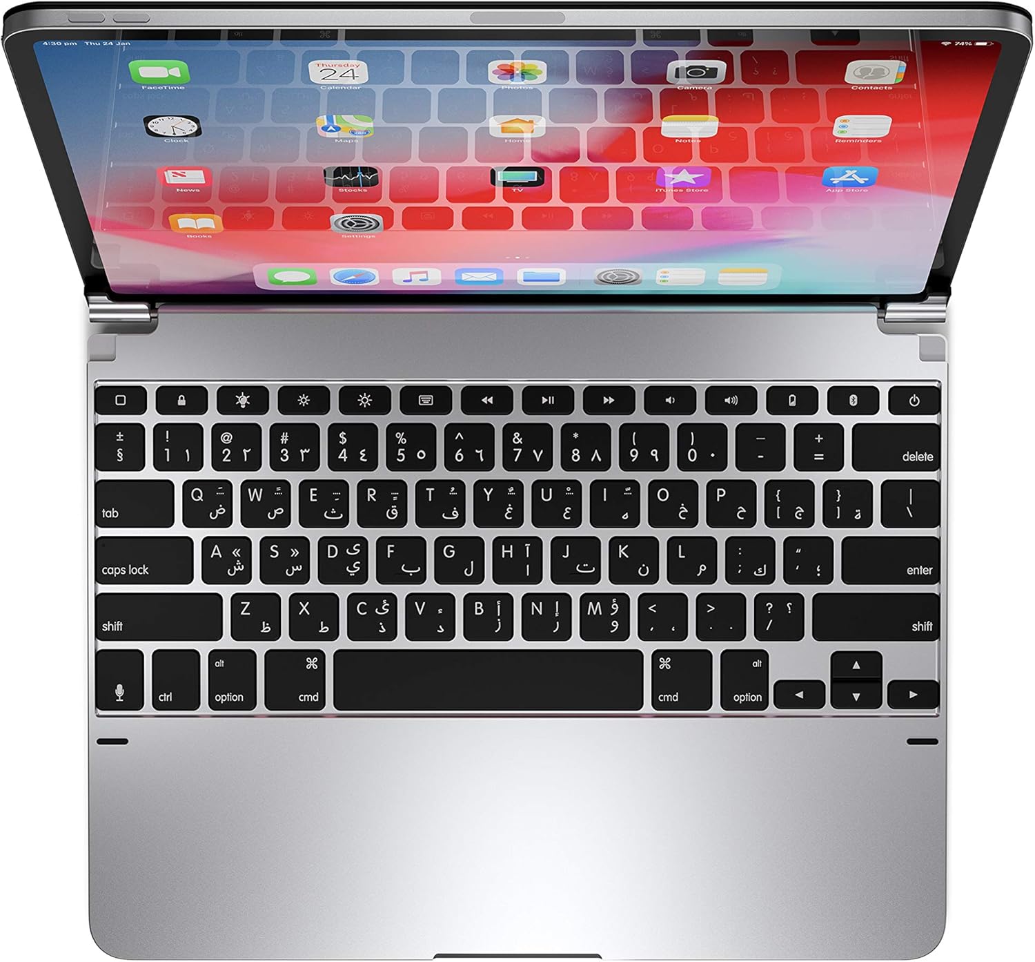 Brydge BRY6021A Aluminium Bluetooth Keyboard for iPad Pro 12.9-inch Silver (NEW)