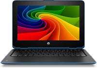 HP Business Laptop Notebook ProBook X360 11 G3 EE celeron 4GB 128GB SSD 1366x768 Touchscreen Windows 10 (Blue)