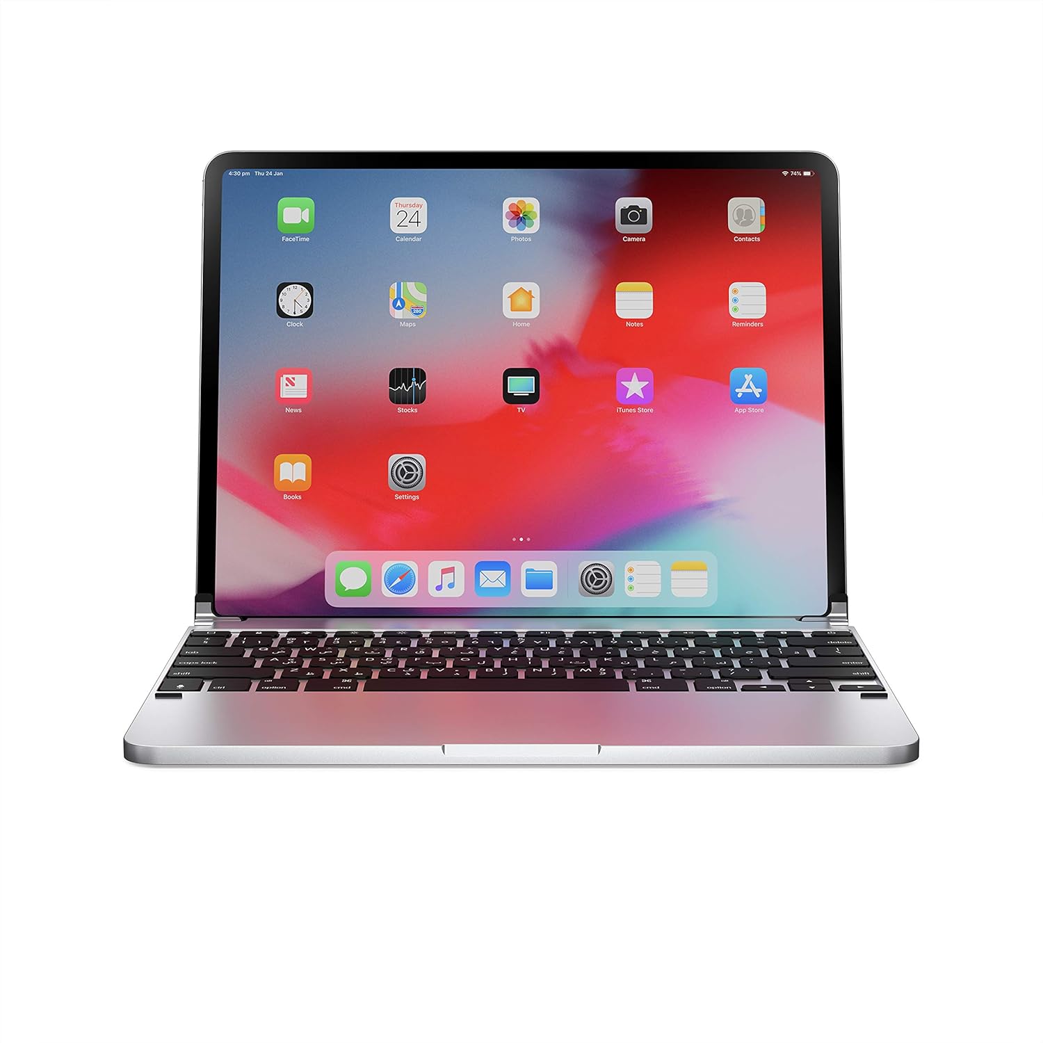 Brydge BRY6021A Aluminium Bluetooth Keyboard for iPad Pro 12.9-inch Silver (NEW)